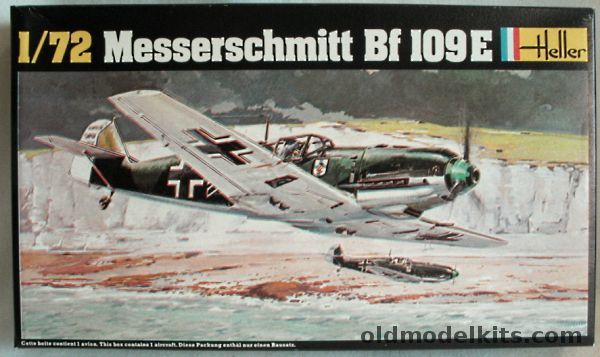 Heller 1/72 Messerschmitt Bf-109E - Luftwaffe 1941, 234 plastic model kit